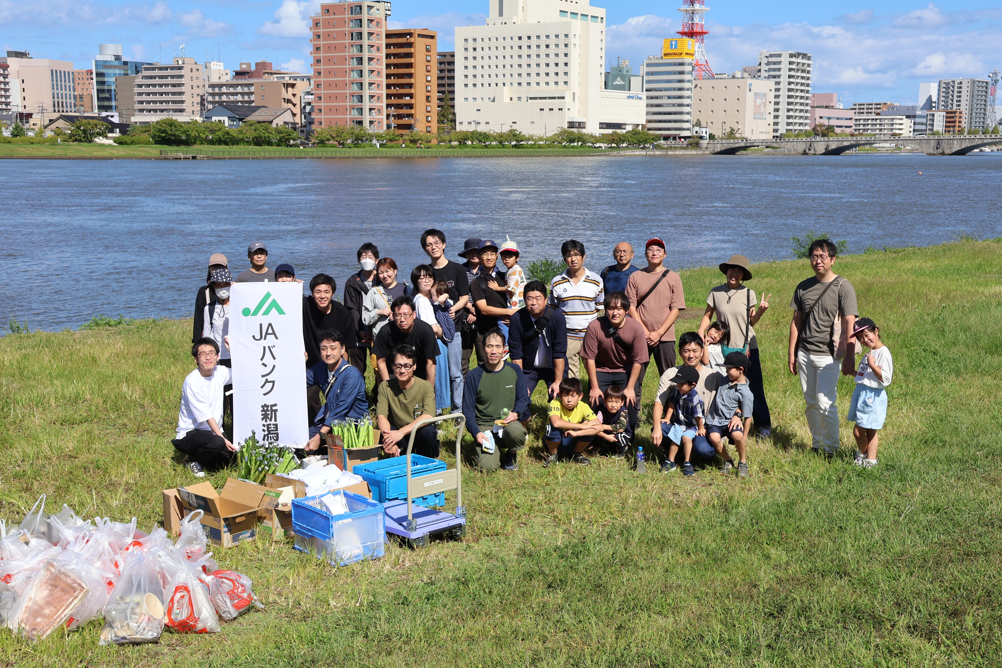 やすらぎ提一斉清掃